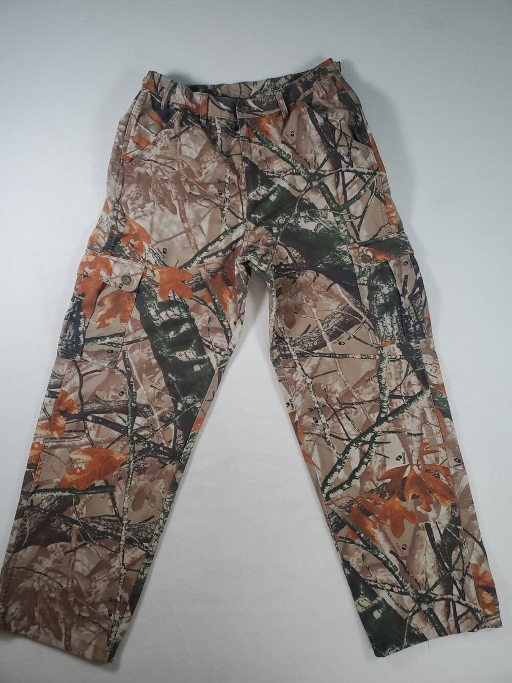 Outfitters Ridge Pants Mens Medium Camo Fusion 3-D Cargo Hunting Cotton Zip Fly